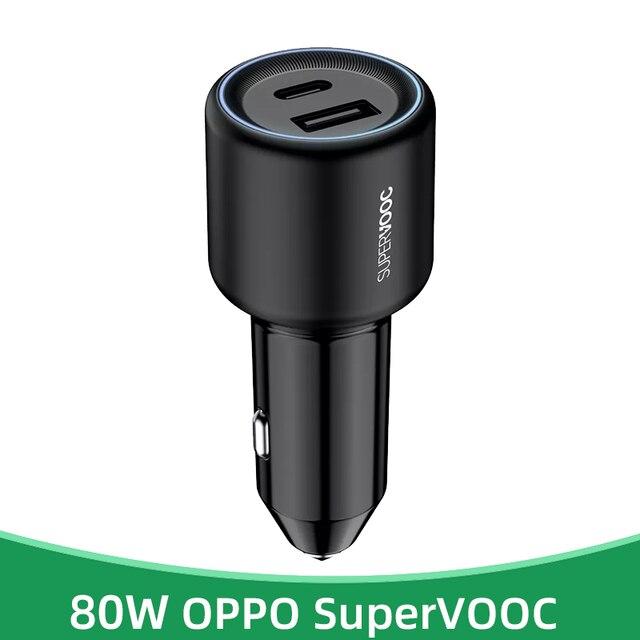 Oppo-オリジナルのスーパーvooc充電器80w,USB-A,80w　max　USB-C　pro,reno　pro　30w,Oppo用,x5