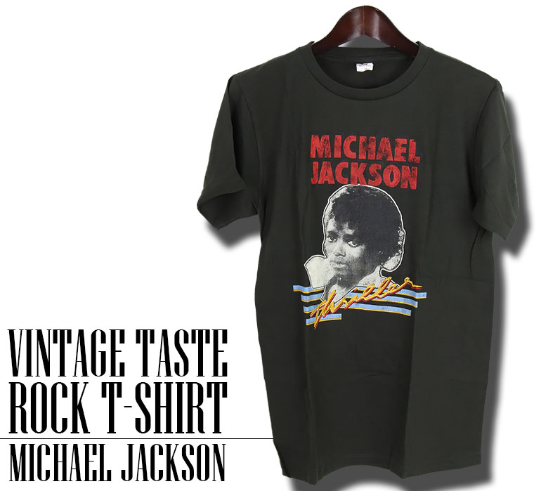 ヴィンテージロックtシャツ バンドtシャツ パンク マイケル ジャクソン Sサイズ Mサイズ Lサイズ ブラック