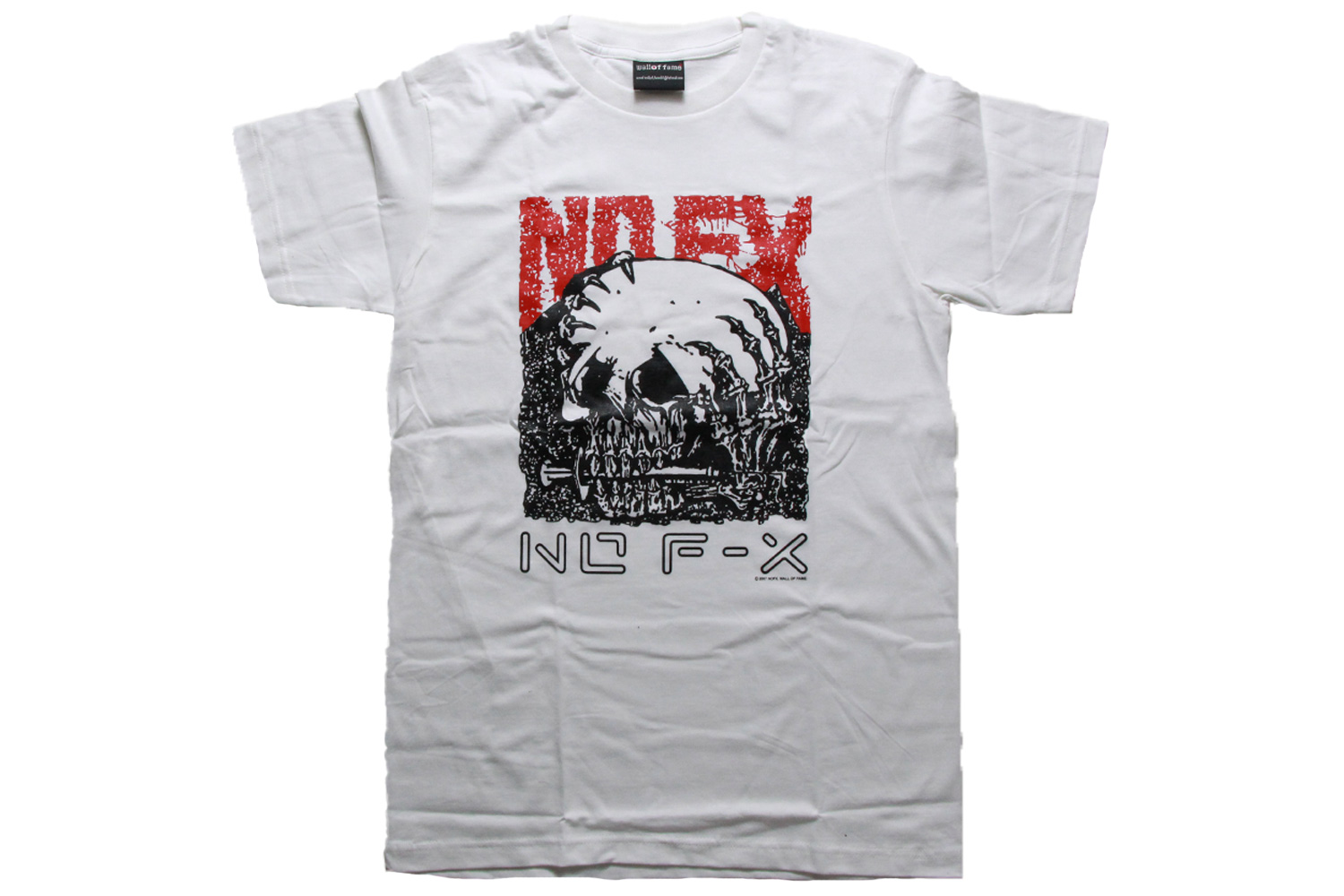 ロックTシャツ バンド パンク NOFX ノーエフエックス スカルイラスト M