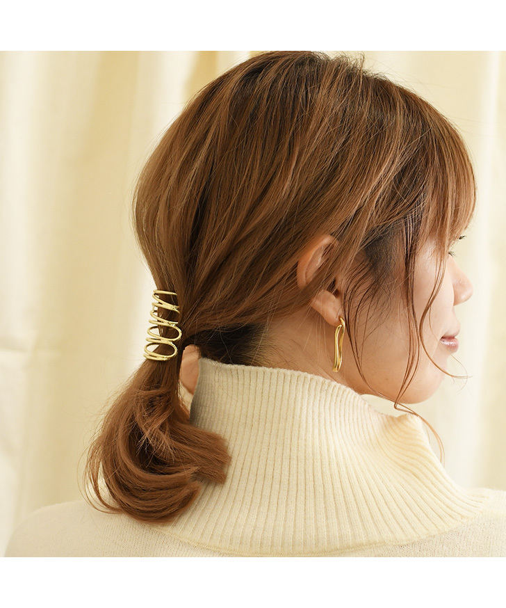 ポニーフック ヘアアクセサリー ヘアピン レディース カフス まとめ髪