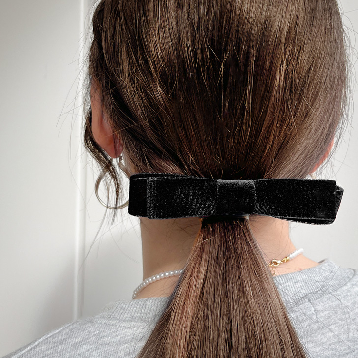 Acca バレッタ ヘアクリップ リボン ブリジットリボンバレッタ | ACCA