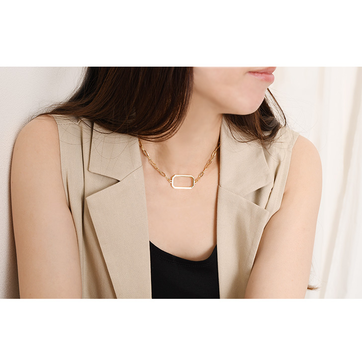 [HIETA]PIBI ネックレス★人気★韓国ファッション★レディース★ REAL STYLE（ファッション） ネックレス レディース チェーン