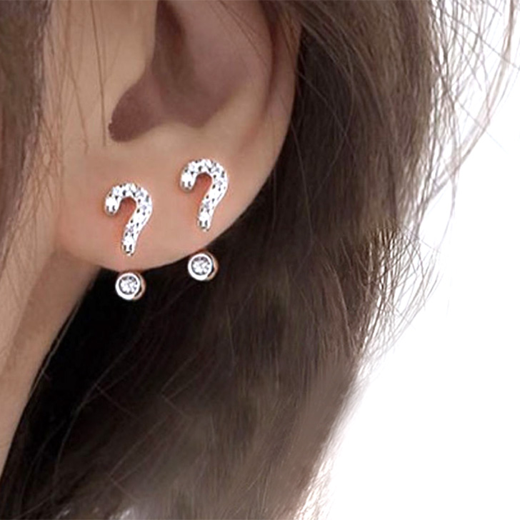 ピアス レディース 小さめ ビジュー アクセサリー かわいい おしゃれ 韓国 小ぶり 記号 マーク プレゼント ギフト 30代 40代 Acp セレクトショップ Real Style 通販 Yahoo ショッピング