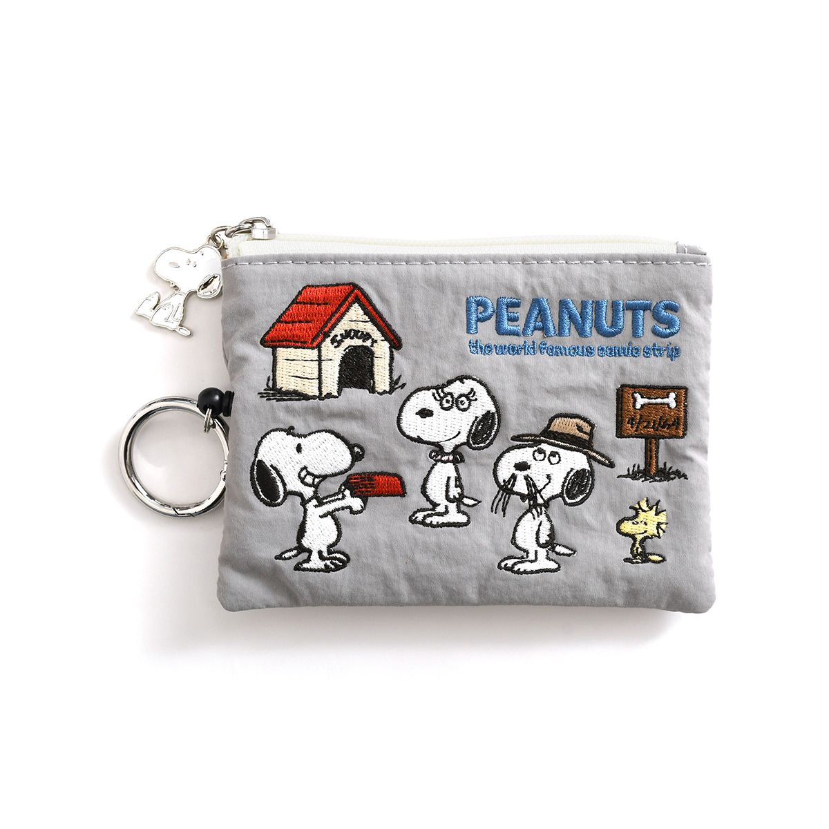 SNOOPY（スヌーピー） パスケース リール付き キャラクター 小銭