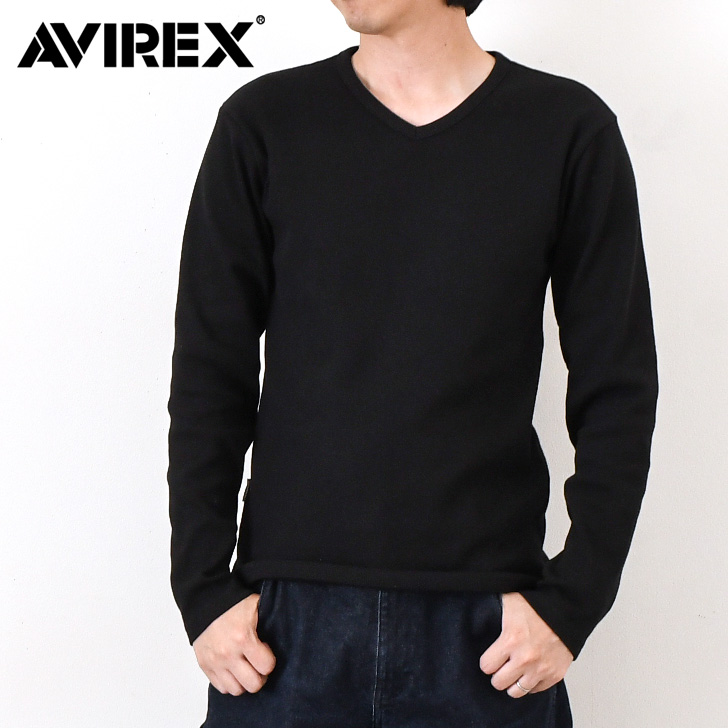 AVIREX（アヴィレックス） AVIREX Tシャツ メンズ 長袖 無地 ブランド