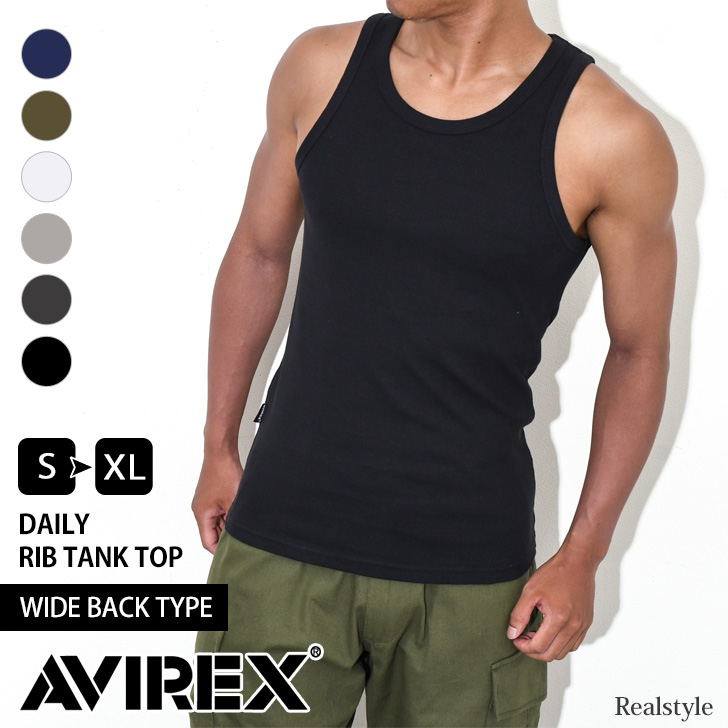 まさと AVIREX タンクトップ 黒 S✕4 AVIREX - 新品 AVIREX タンクトップ Lサイズ ブラック 黒