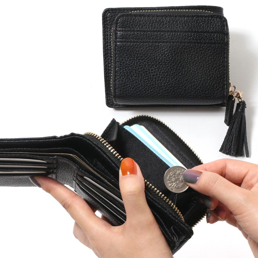 財布 レディース 二つ折り 使いやすい じゃばらカードケース コンパクト 大容量 小さめ 小銭入れ 札入れ コイン シンプル ミニウォレット カード入れ｜ruckruck｜03