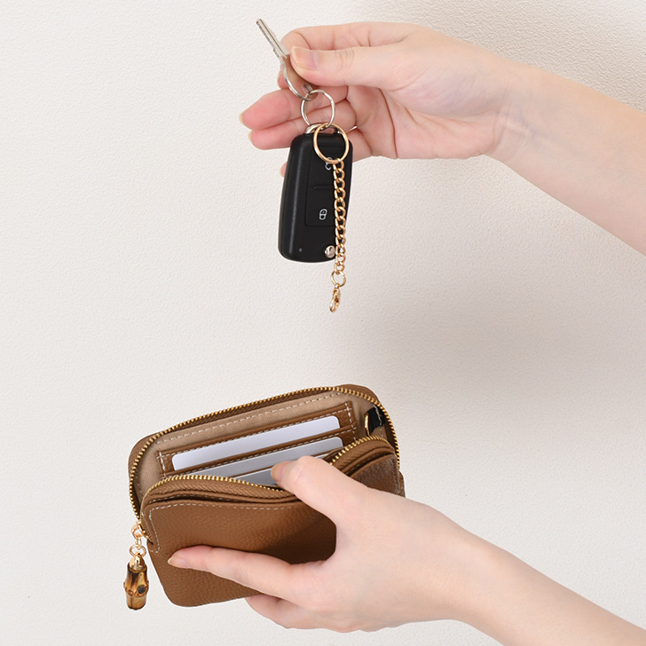 REAL STYLE フラグメントケース レディース ミニ財布 コンパクト