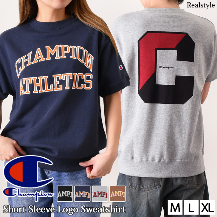 Champion チャンピオン ショートスリーブ ロゴ スウェットシャツ