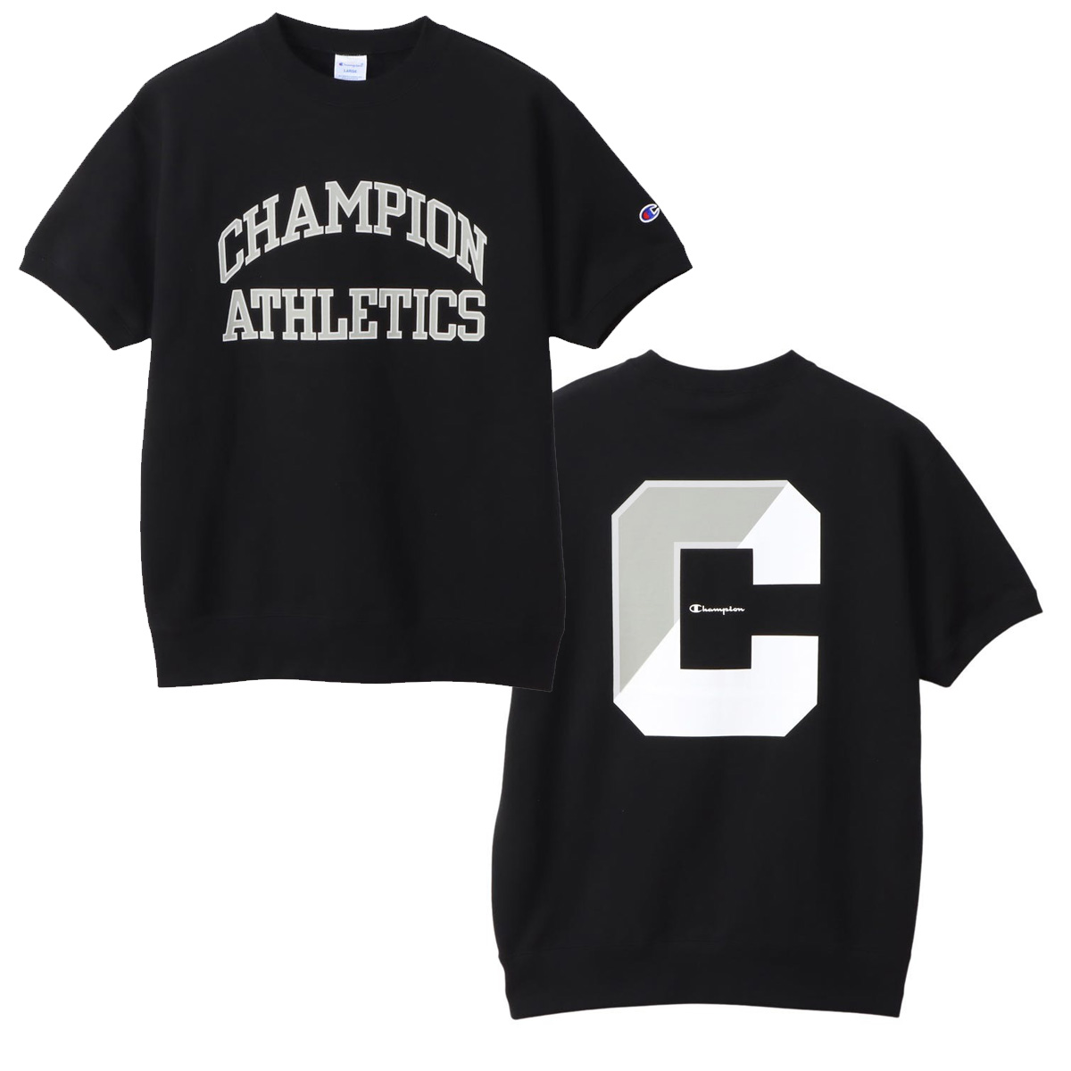 Champion チャンピオン ショートスリーブ ロゴ スウェットシャツ