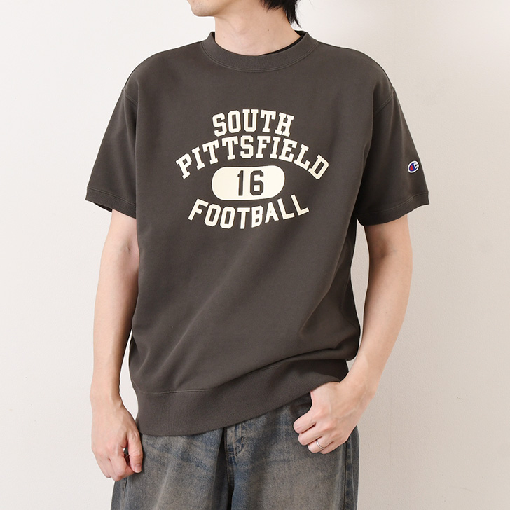 チャンピオン Tシャツ トップス メンズ C3-B011 ショートスリーブスウェットシャツ レディース スウエットティー 半袖 ハーフスリーブ ギフト ウエア 無地 ロゴ Champion チャンピオン Tシャツ トップス メンズ C3-B011