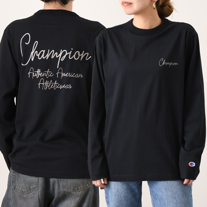 VA × Champion ロングスリーブカットソー Lサイズ Champion チャンピオン Tシャツ 長袖 メンズ レディース ロング