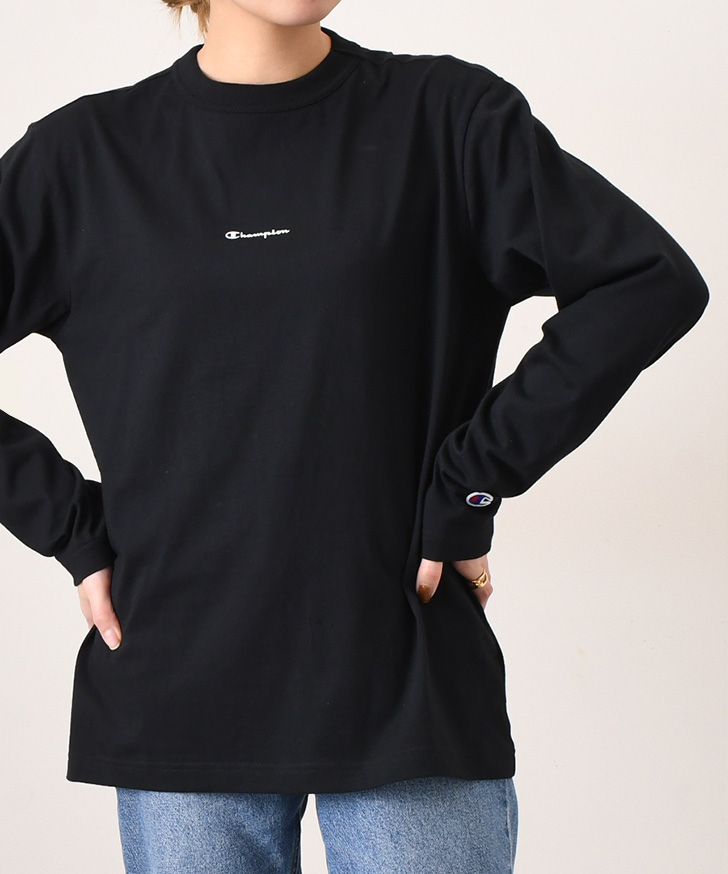 Champion チャンピオン Tシャツ 長袖 メンズ レディース ロング