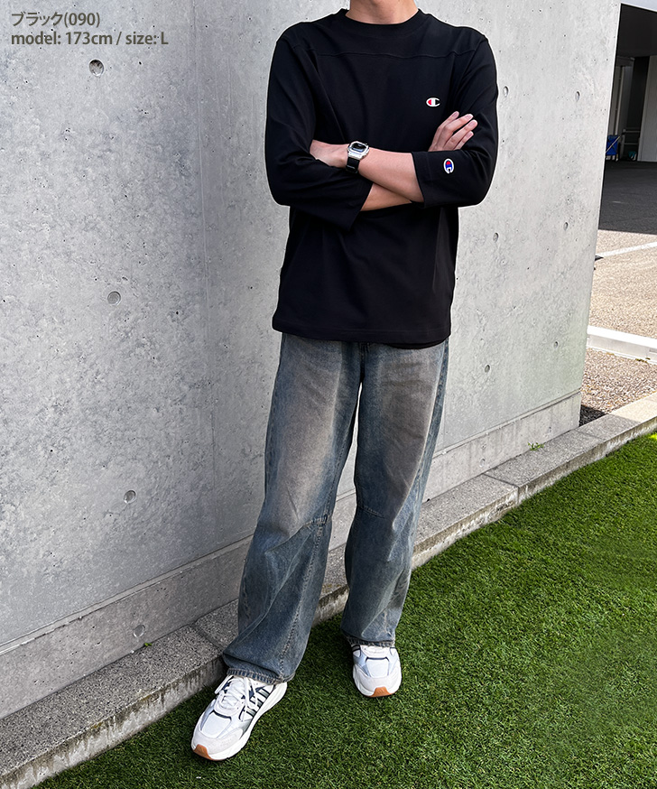 Champion（チャンピオン） Champion Tシャツ メンズ レディース 7分袖