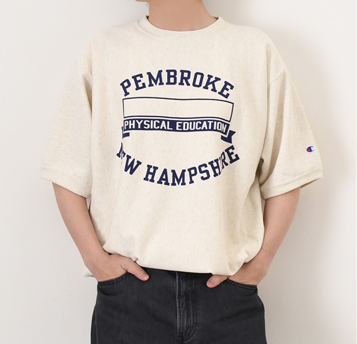 Champion（チャンピオン） スウェット Tシャツ 半袖 綿100％ 厚手
