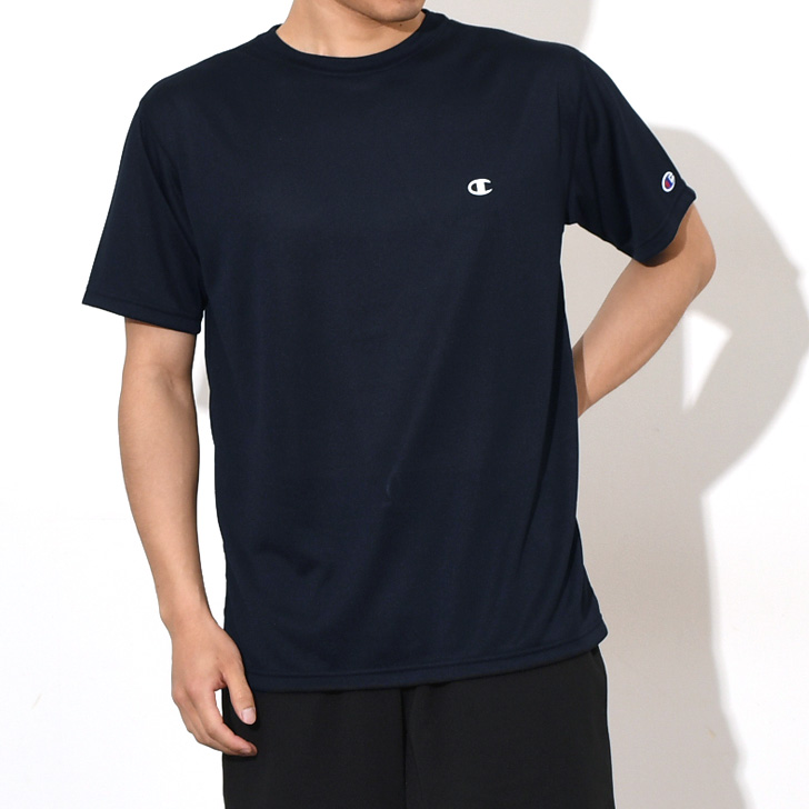 Champion チャンピオン Tシャツ メンズ 半袖 夏 吸汗速乾 UVカット