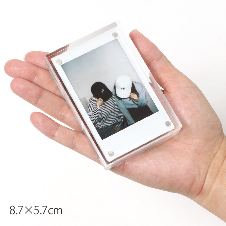 ☆Elil フォトフレーム チェキフィルム 正方形 卓上 インテリア