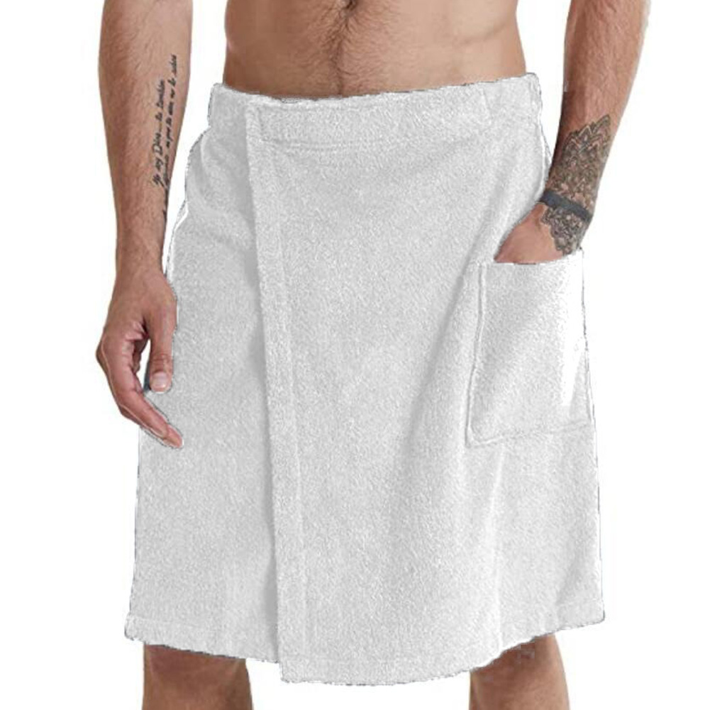 ラップタオル メンズ 大人 男性 バスタオル 腰巻きタオル ショート丈