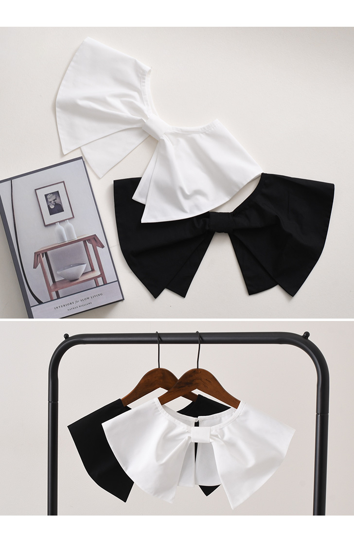 REAL STYLE(ファッション) 付け襟 レディース 白 黒 無地 REAL STYLE(ファッション) 付け襟 レディース 白 黒 無地