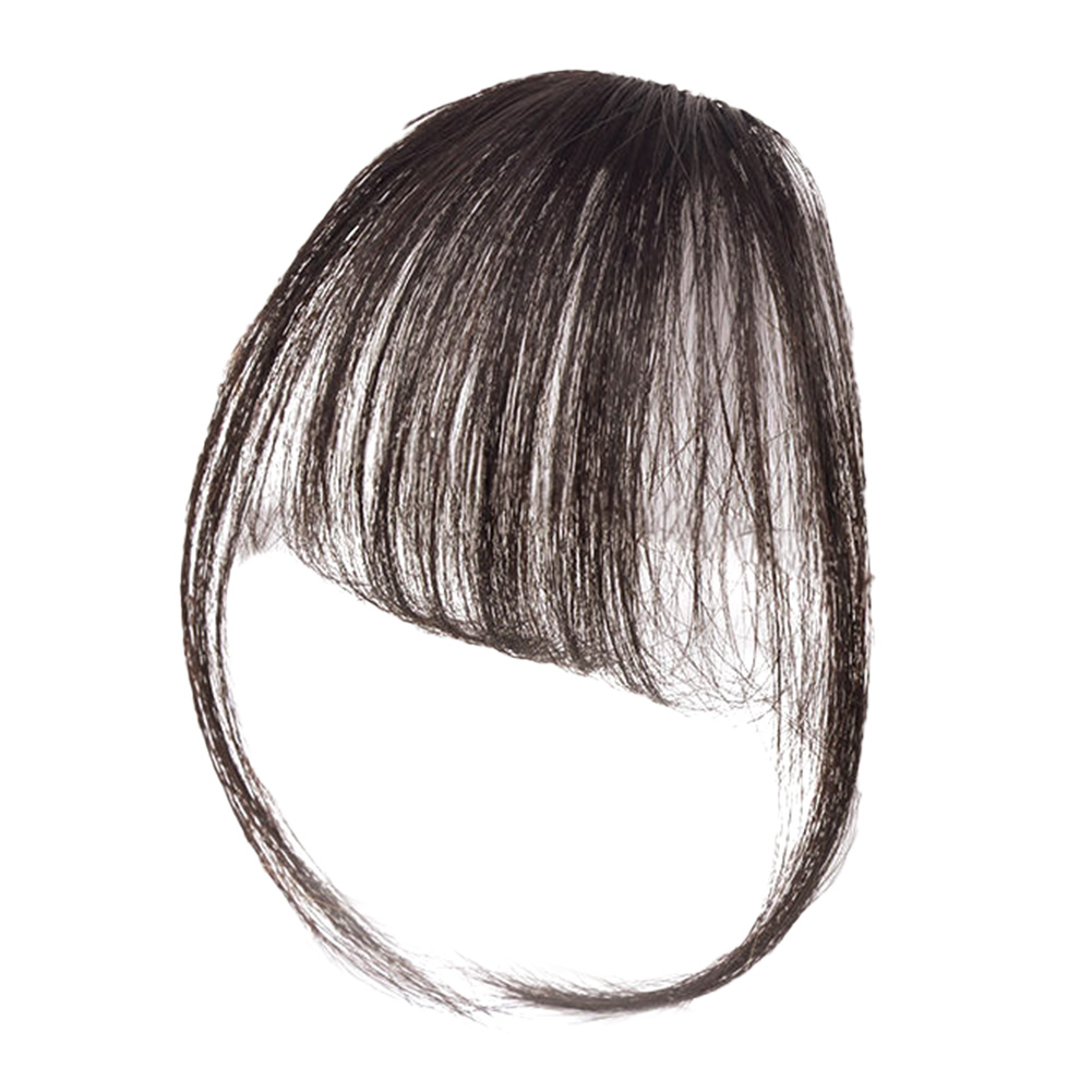 前髪ウィッグ ヘアピン 自然 部分ウィッグ 付け毛 つけ毛 エクステ かつら サイド付き ワンタッチ 簡単 おしゃれ かわいい 黒髪 茶髪 | REAL STYLE（ファッション） | 01