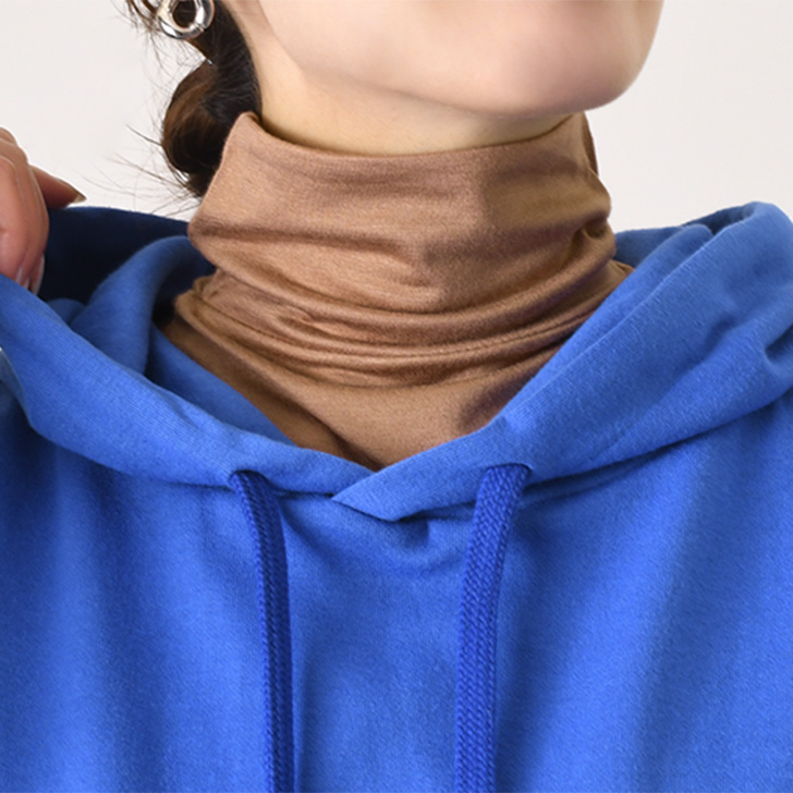 ネックカバー 春 夏 薄手 綿混 ハイネック UVケア 日焼け防止 首のシワ隠し 首カバー 汗じみ防止 首だけ ネックウォーマー タートルネック おしゃれ 温活 防寒 | REAL STYLE（ファッション） | 11