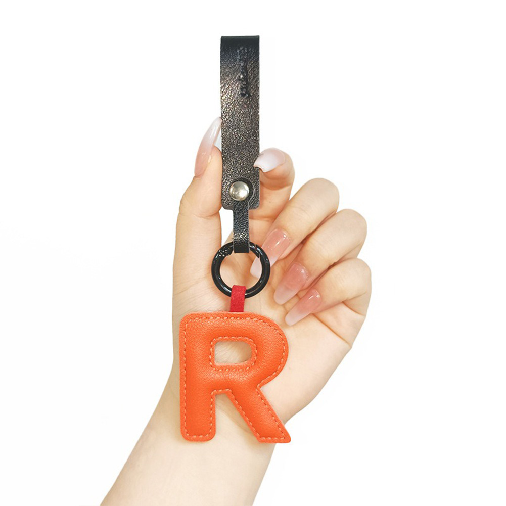 REAL STYLE キーホルダー ストラップ イニシャル チャーム