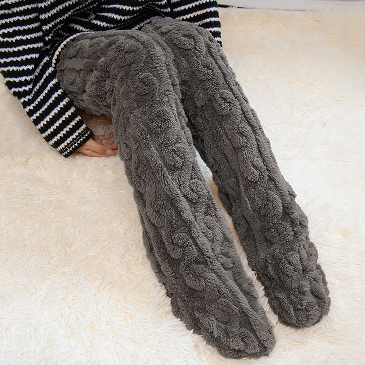 ルームソックス 靴下 レディース もこもこ 冬 暖かい レッグウォーマー
