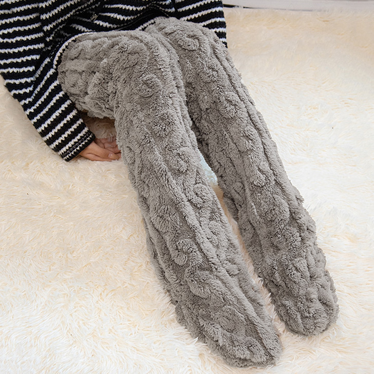 ルームソックス 靴下 レディース もこもこ 冬 暖かい レッグウォーマー