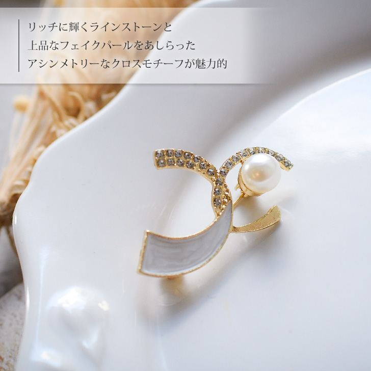 REAL STYLE ブローチ 卒業式 パール フォーマル おしゃれ 入学式 ピン