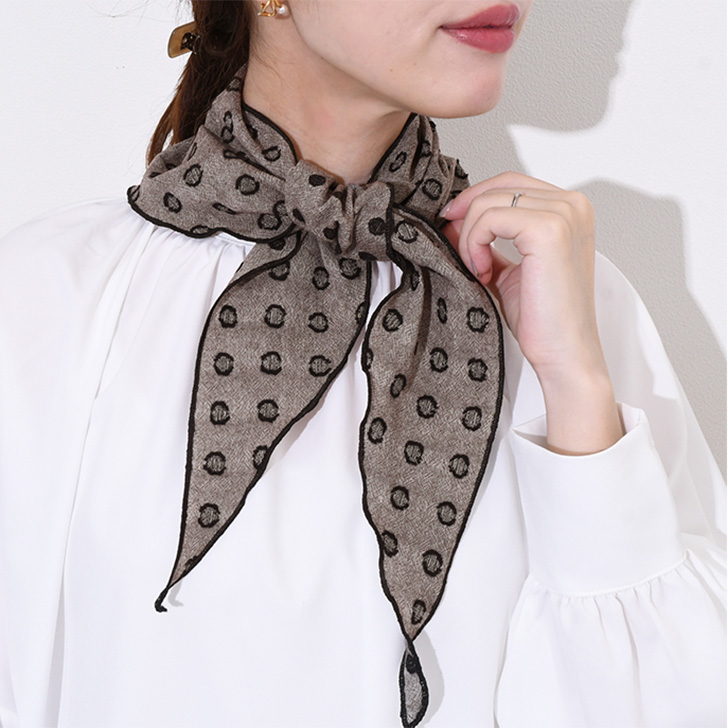 REAL STYLE（ファッション） スカーフ ネックカバー 夏用 綿100