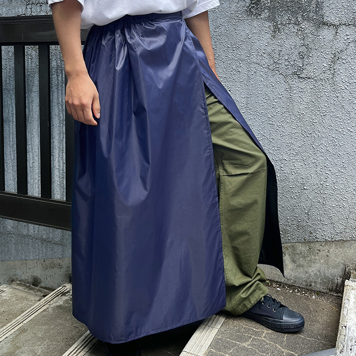 REAL STYLE レインスカート 自転車 防水 雨 ゴルフ メンズ レディース