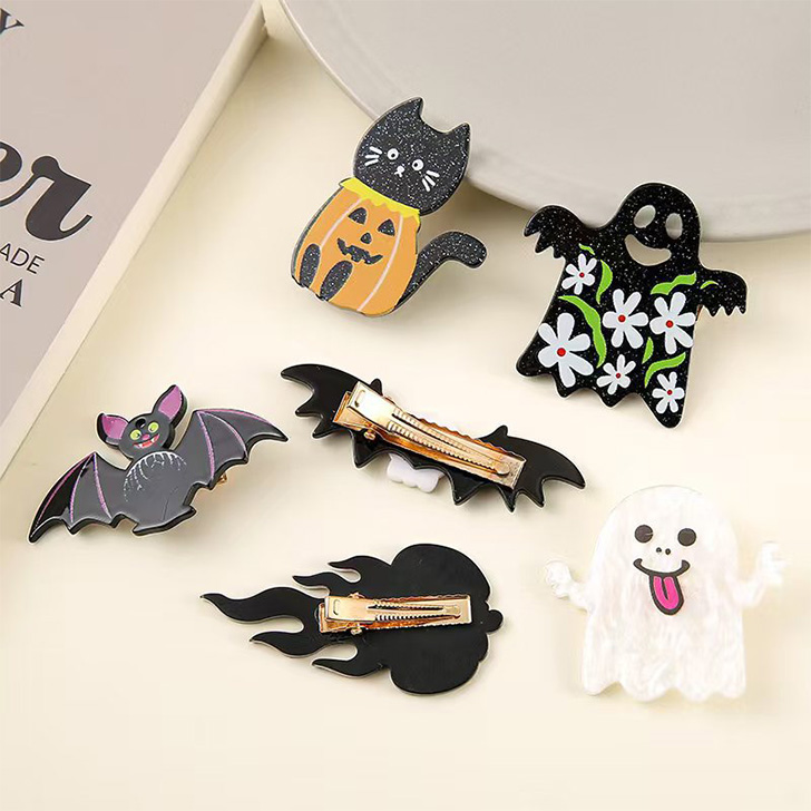 ハロウィン ヘアクリップ 6種類セット 2026 コスプレ 衣装 仮装 変装