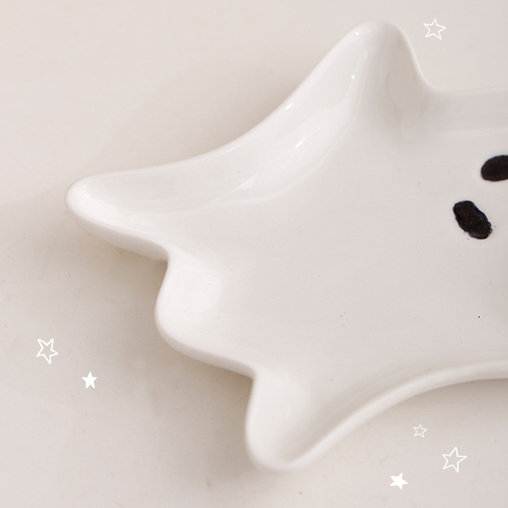 ハロウィン 飾り 2026 アクセサリートレイ トレー おばけ オバケ 陶器