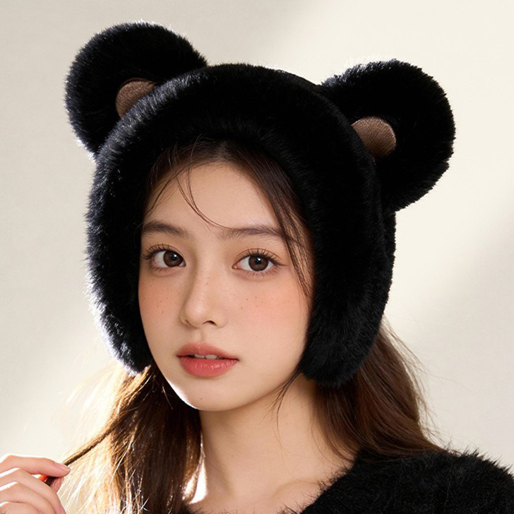 REAL STYLE イヤーマフ 防寒 耳当て 耳あて レディース イヤーマフラー