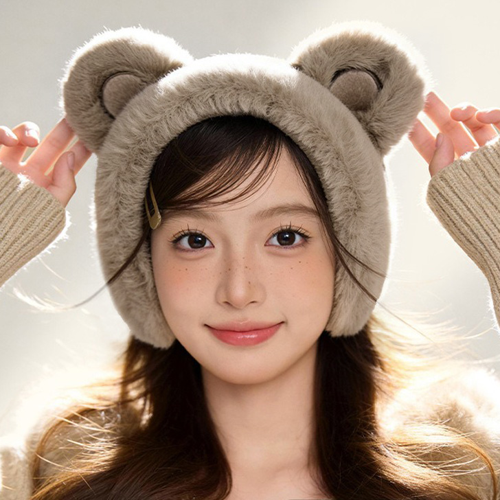 REAL STYLE イヤーマフ 防寒 耳当て 耳あて レディース イヤーマフラー