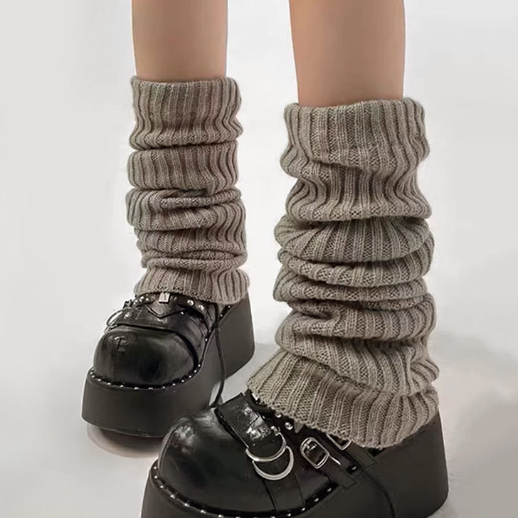 REAL STYLE レッグウォーマー レディース ロング レッグカバー 冬 防寒