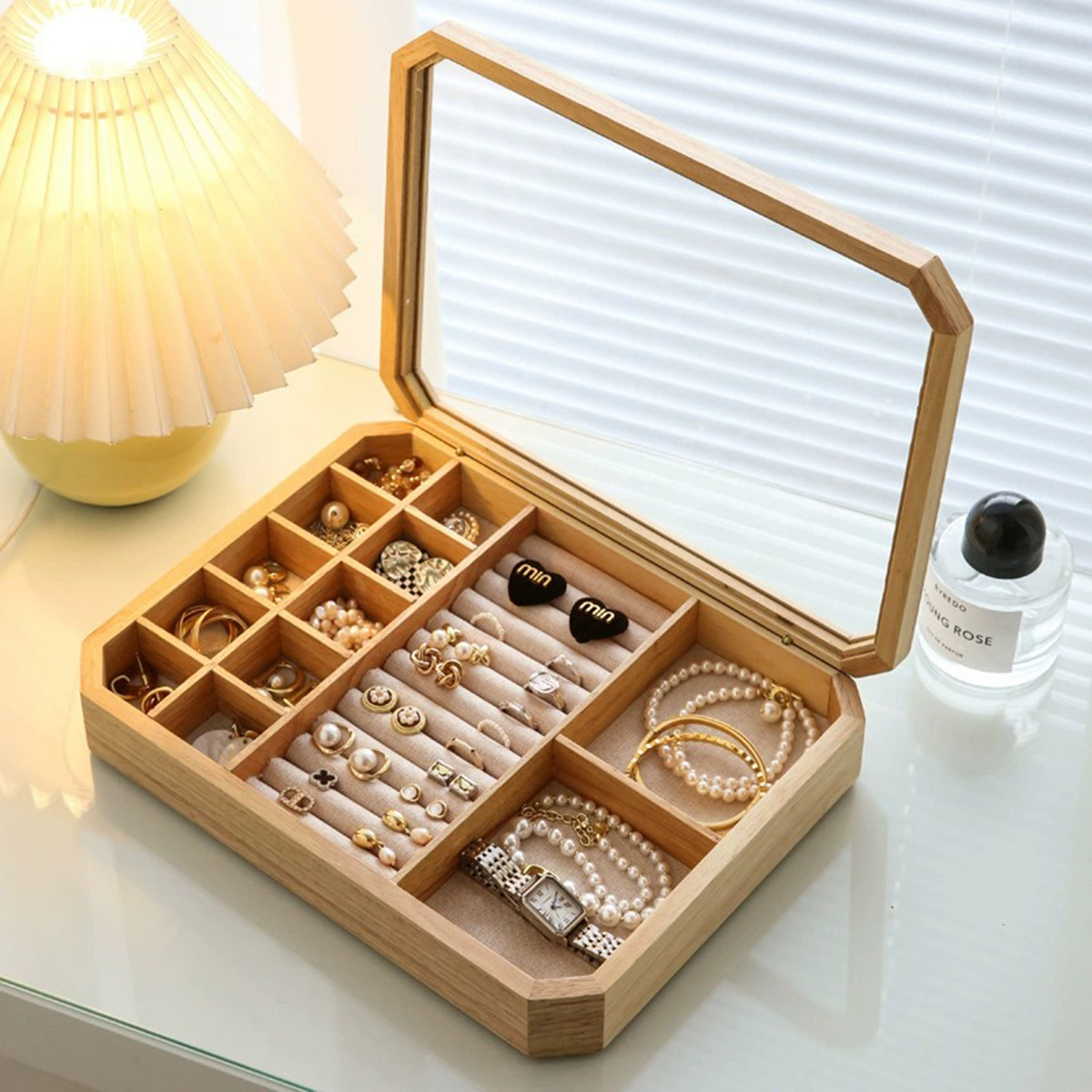 ジュエリーボックス アクセサリーケース 大容量 収納 おしゃれ 指輪