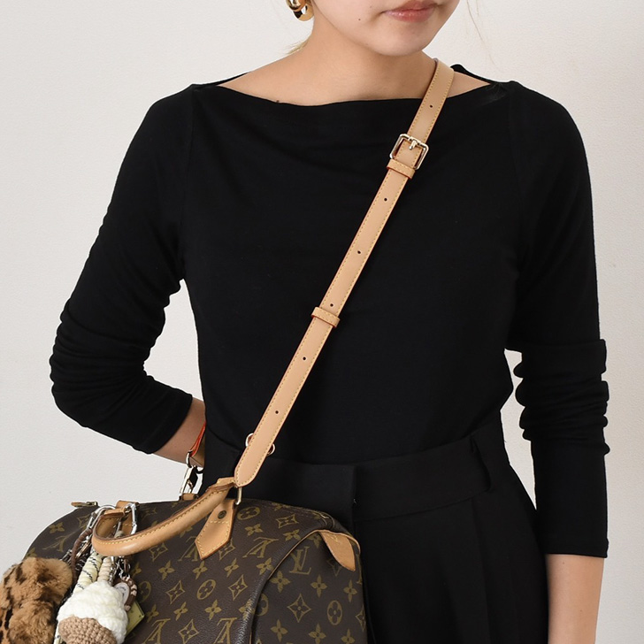 REAL STYLE ショルダーストラップ バッグ 付け替え ベージュ 上品 ルイ