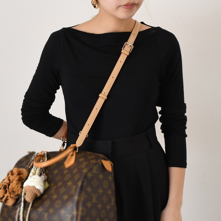 REAL STYLE ショルダーストラップ バッグ 付け替え ベージュ 上品 ルイ