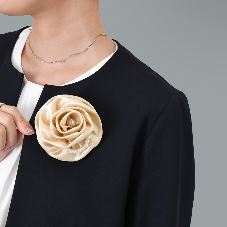 コサージュ 卒業式 結婚式 母親 ピン おしゃれ 親族 フォーマル 親 パール 花 フラワー ブローチ 入学式 レディース アクセサリー クリップ 卒園式 入園式 | REAL STYLE（ファッション） | 01