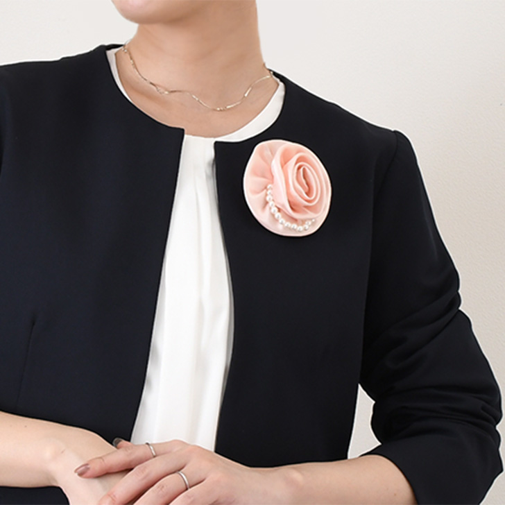 コサージュ 卒業式 結婚式 母親 ピン おしゃれ 親族 フォーマル 親 パール 花 フラワー ブローチ 入学式 レディース アクセサリー クリップ 卒園式 入園式 | REAL STYLE（ファッション） | 02