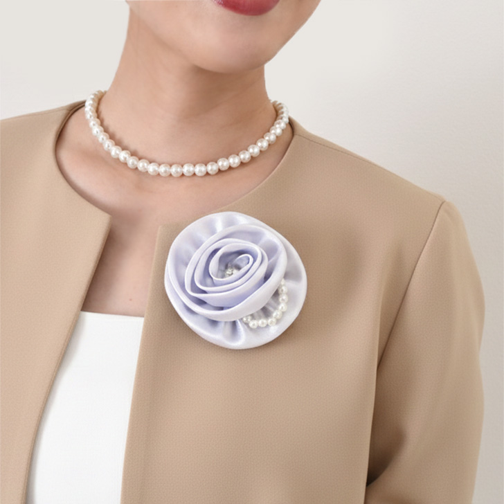 コサージュ 卒業式 結婚式 母親 ピン おしゃれ 親族 フォーマル 親 パール 花 フラワー ブローチ 入学式 レディース アクセサリー クリップ 卒園式 入園式 | REAL STYLE（ファッション） | 03