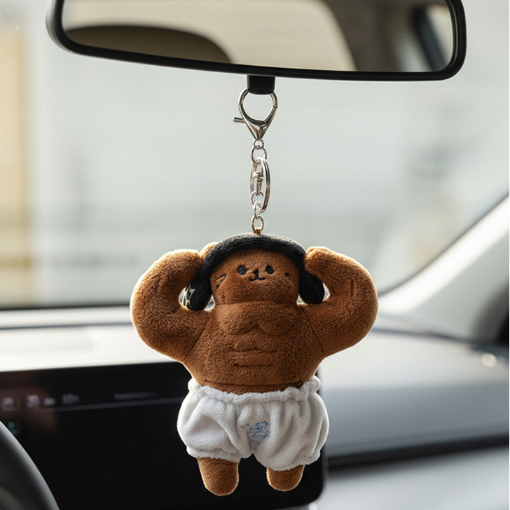 REAL STYLE バッグチャーム キーホルダー ストラップ ぬいぐるみ