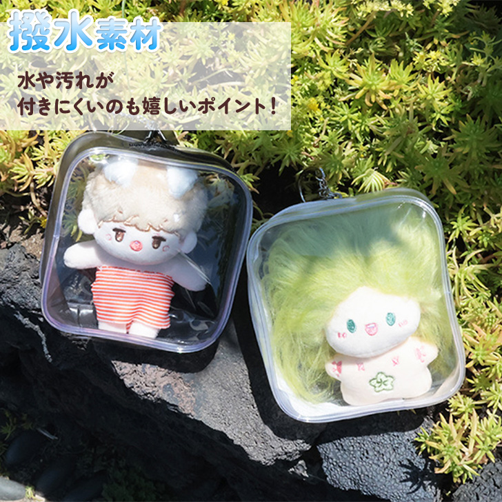 REAL STYLE（ファッション） ポーチ クリア 透明 小物入れ ミニ