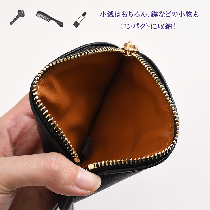 REAL STYLE クロネコ 黒猫 コインケース ポーチ 小物入れ レディース