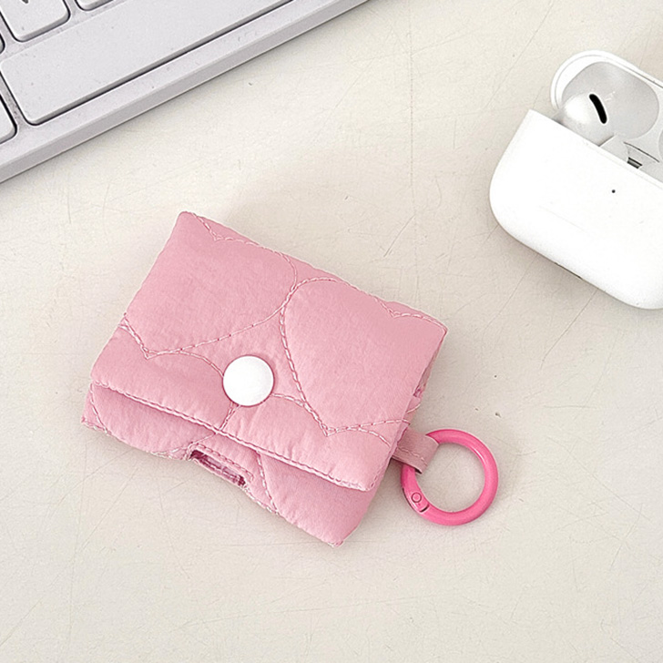 イヤホンケース ポーチ カバー ワイヤレス AirPods 収納 小物入れ ミニ