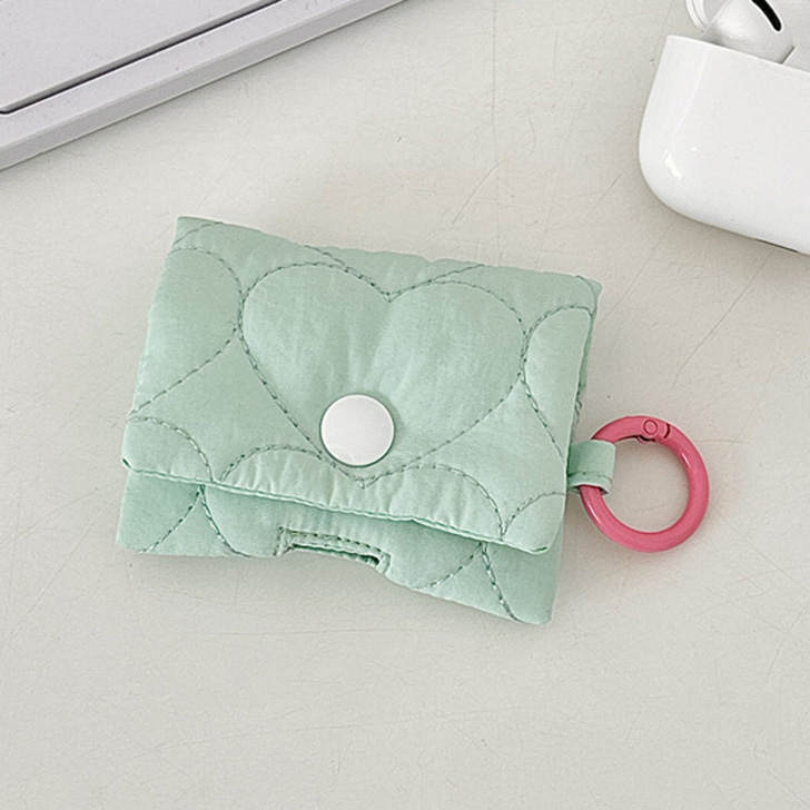 イヤホンケース ポーチ カバー ワイヤレス AirPods 収納 小物入れ ミニ