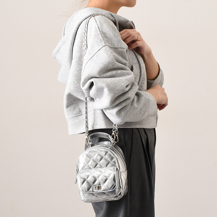 REAL STYLE ミニリュック ショルダーバッグ レディース 小さめ 軽い 斜