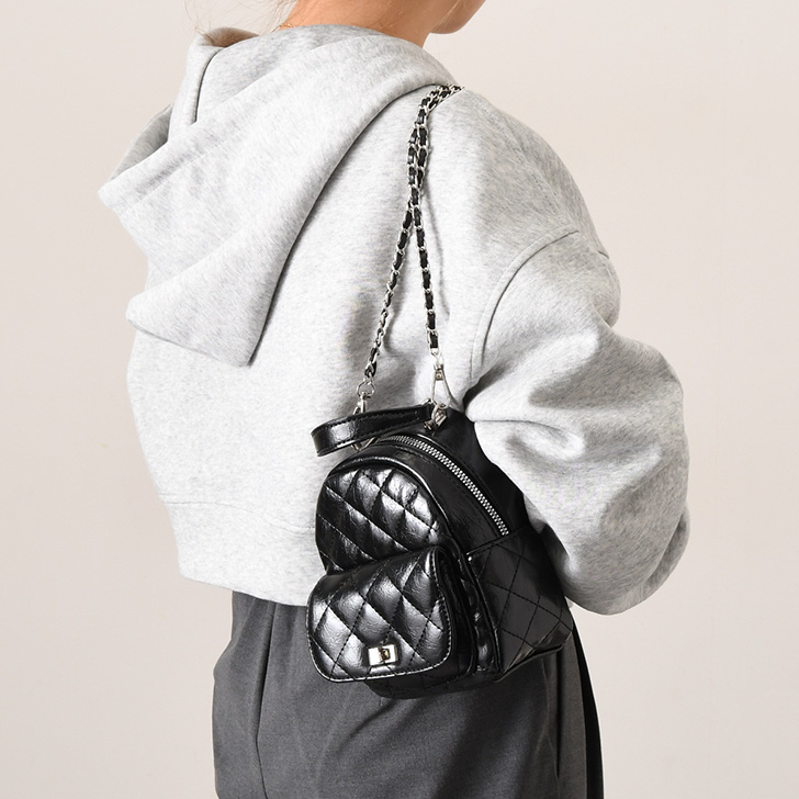 REAL STYLE ミニリュック ショルダーバッグ レディース 小さめ 軽い 斜