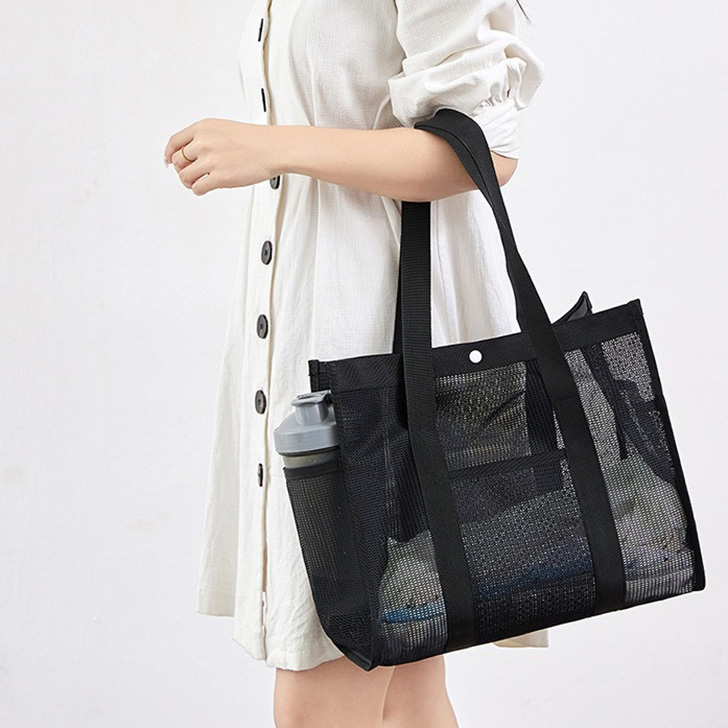 REAL STYLE トートバッグ メッシュ スパバッグ メンズ レディース 大